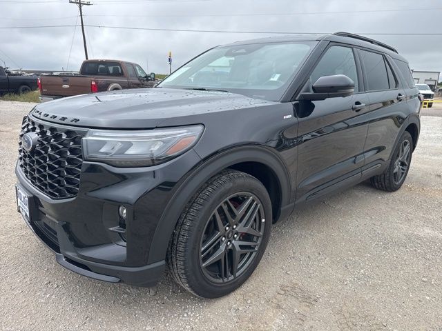 Black Metallic 2025 Ford Explorer SUV / Crossover All-Wheel Drive Automatic
