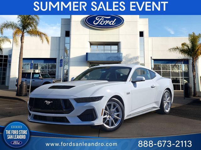 Oxford White 2025 Ford Mustang Coupe Rear-Wheel Drive Automatic