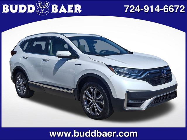 White 2022 Honda CR-V Hybrid Touring AWD SUV / Crossover All-Wheel Drive Continuously Variable Transmission