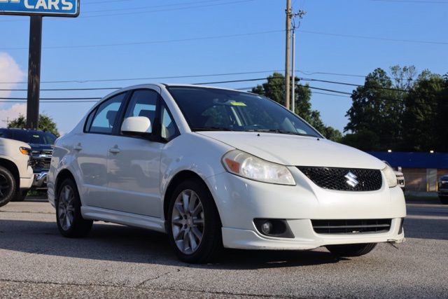 White Water 2009 Suzuki SX4 Sedan Front-Wheel Drive 4-Speed Automatic