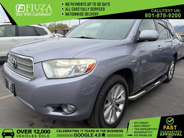 Blue 2008 Toyota Highlander Hybrid Limited SUV / Crossover All-Wheel Drive Continuously Variable Transmission