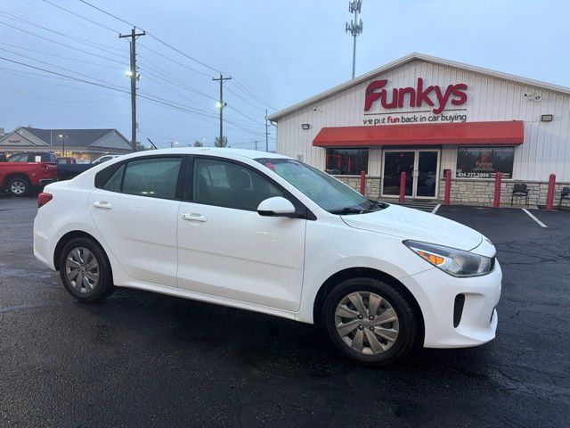 Clear White 2019 Kia Rio Sedan Front-Wheel Drive 6-Speed Automatic