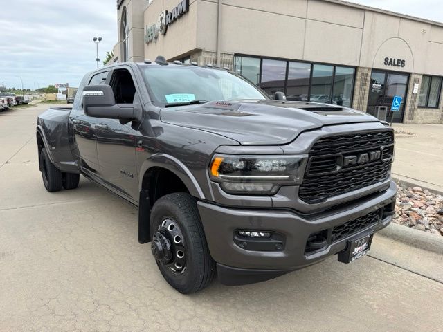 Gray (Granite Crystal Metallic Clearcoat) 2024 RAM 3500 Pickup Truck Four-Wheel Drive 6-Speed Automatic