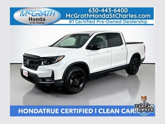 Platinum White Pearl 2025 Honda Ridgeline Pickup Truck All-Wheel Drive 9-Speed Automatic
