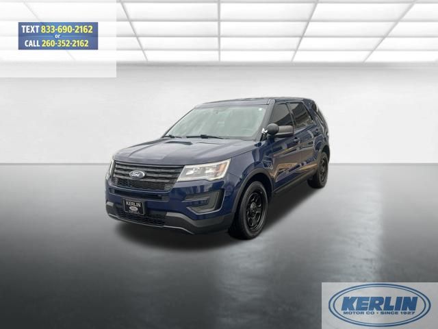 Dark Blue 2018 Ford Explorer Police Interceptor Utility AWD SUV / Crossover All-Wheel Drive 6-Speed Automatic