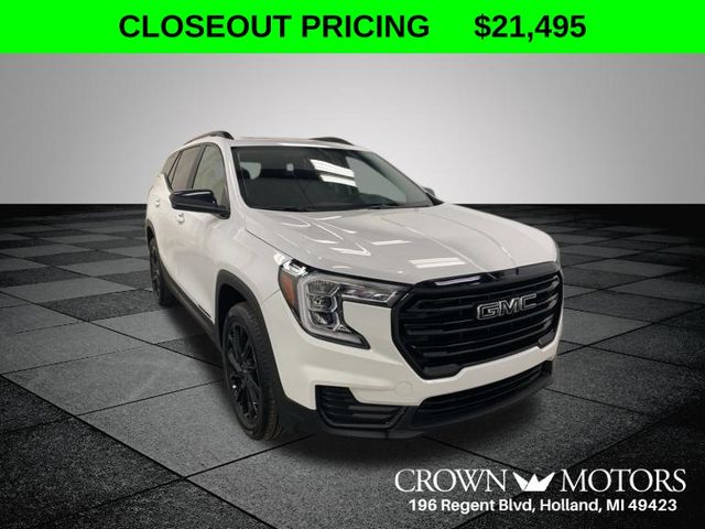 Summit White 2023 GMC Terrain SLE AWD SUV / Crossover All-Wheel Drive 9-Speed Automatic