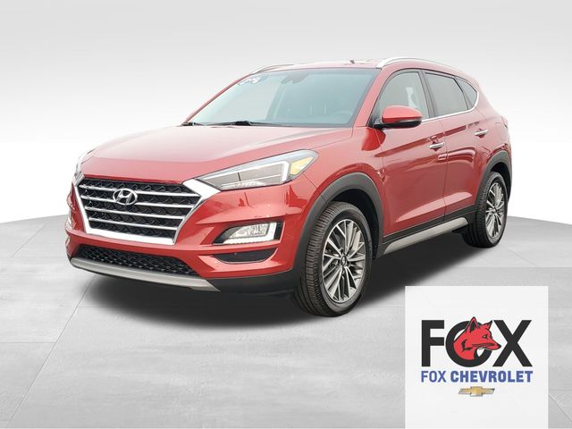 Red Crimson 2021 Hyundai Tucson SUV / Crossover All-Wheel Drive 6-Speed Automatic