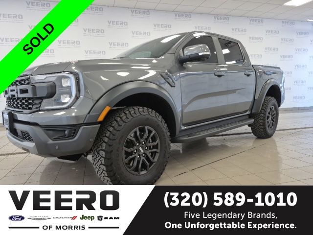 Gray Metallic 2024 Ford Ranger Pickup Truck Four-Wheel Drive Automatic