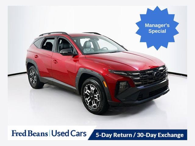 Ultimate Red 2025 Hyundai Tucson SUV / Crossover All-Wheel Drive 8-Speed Automatic