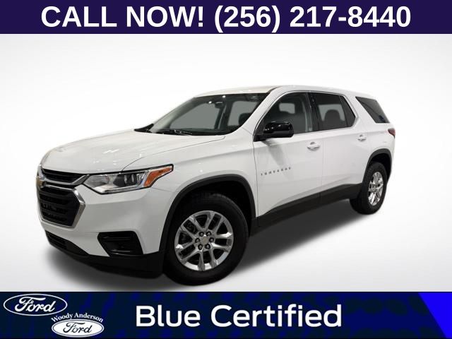 Summit White 2021 Chevrolet Traverse LS FWD SUV / Crossover Front-Wheel Drive 9-Speed Automatic