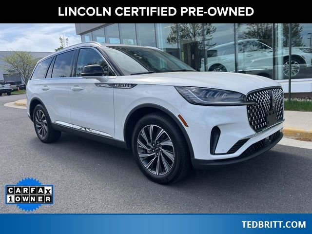 White Metallic 2025 Lincoln Aviator Premiere AWD SUV / Crossover All-Wheel Drive Automatic