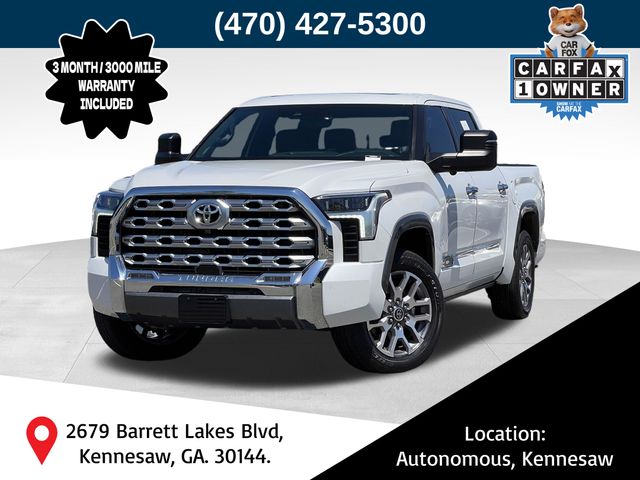 White (Wind Chill Pearl) 2024 Toyota Tundra Pickup Truck Four-Wheel Drive Automatic