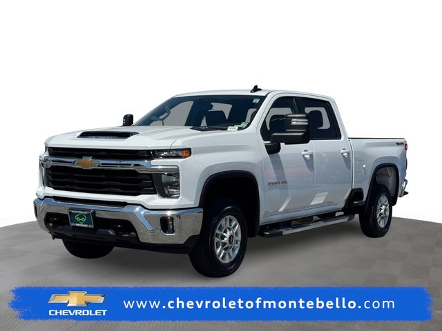 Summit White 2025 Chevrolet Silverado 2500HD LT Crew Cab 4WD Pickup Truck Four-Wheel Drive Automatic