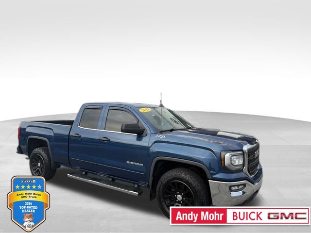 Blue Metallic 2018 GMC Sierra 1500 Pickup Truck Four-Wheel Drive 6-Speed Automatic Overdrive