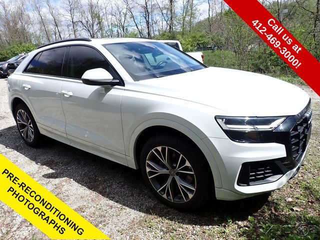 Glacier White 2020 Audi Q8 quattro Premium 55 TFSI SUV / Crossover All-Wheel Drive 8-Speed Automatic