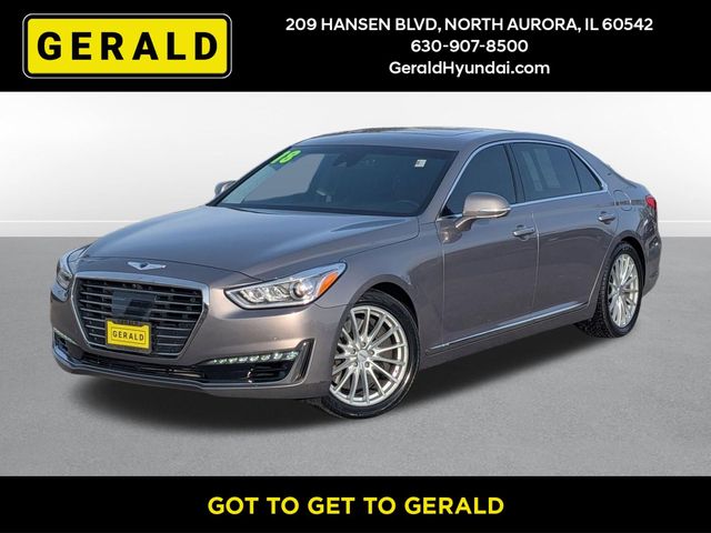Brown 2018 Genesis G90 Premium Sedan Rear-Wheel Drive 8-Speed Automatic