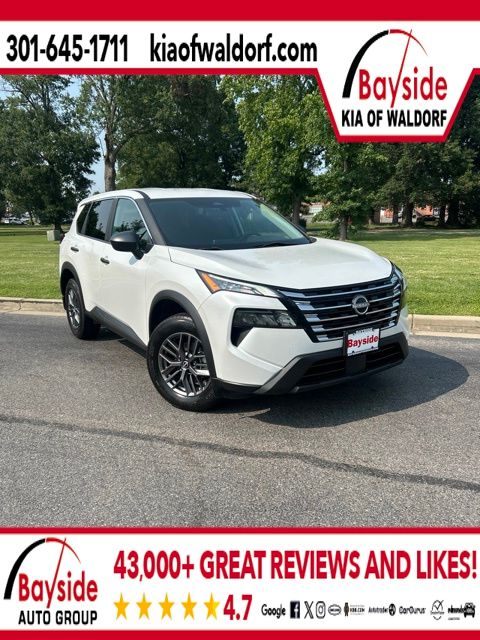 Everest White Pearl 2024 Nissan Rogue SUV / Crossover All-Wheel Drive Continuously Variable Transmission