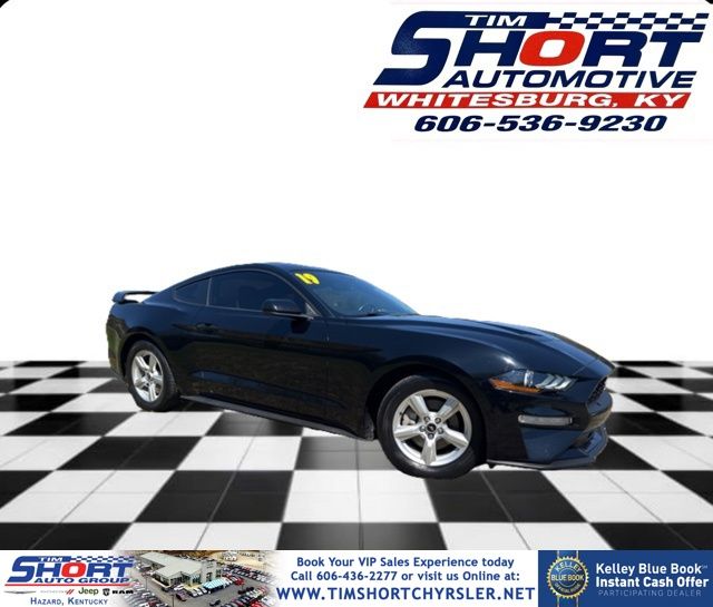 Shadow Black 2019 Ford Mustang EcoBoost Coupe RWD Coupe Rear-Wheel Drive Automatic
