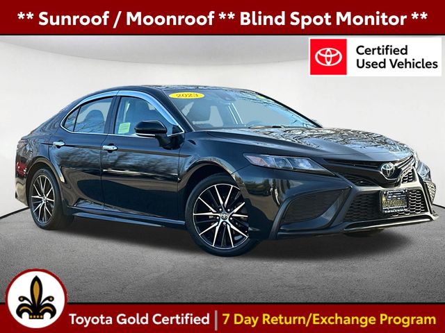 Midnight Black Metallic 2023 Toyota Camry SE AWD Sedan All-Wheel Drive 8-Speed Automatic