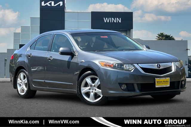 Gray 2010 Acura TSX Sedan FWD Sedan Front-Wheel Drive 5-Speed Automatic