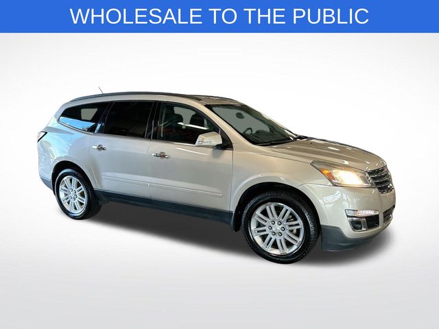 Champagne Silver Metallic 2015 Chevrolet Traverse SUV / Crossover Front-Wheel Drive 6-Speed Automatic