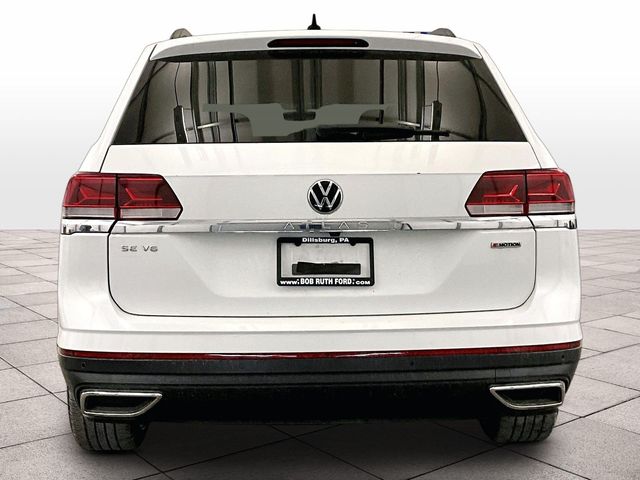 2021 Volkswagen Atlas 3.6L V6 SE w/Technology White at Subaru and VW of Moon Township