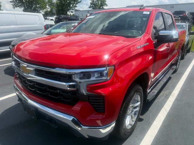 Red Hot 2023 Chevrolet Silverado 1500 LT Crew Cab 4WD Pickup Truck Four-Wheel Drive Automatic