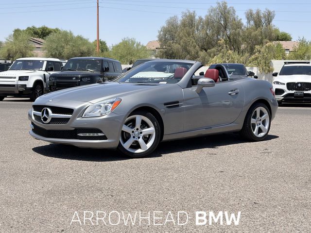 Palladium Silver Metallic 2014 Mercedes-Benz SLK Convertible Rear-Wheel Drive 7-Speed Automatic