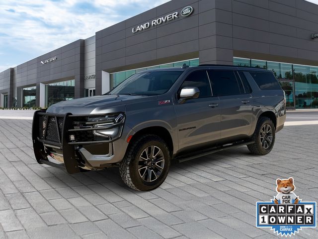 Gray (Satin Steel Metallic) 2021 Chevrolet Suburban SUV / Crossover Four-Wheel Drive