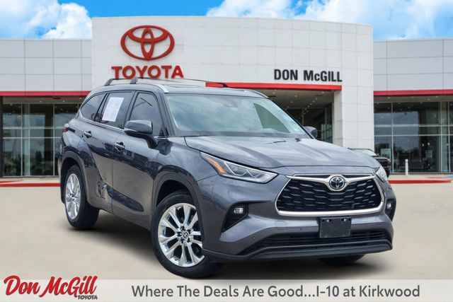 2023 Toyota Highlander Limited Gray at Don McGill Toyota