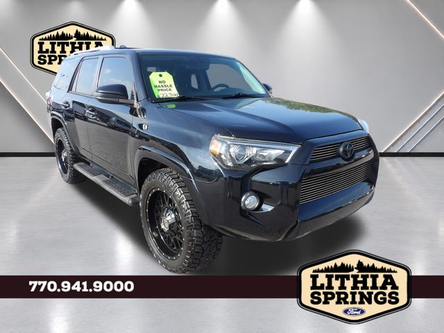 Midnight Black Metallic 2016 Toyota 4Runner SUV / Crossover 4X2 5-Speed Automatic Overdrive