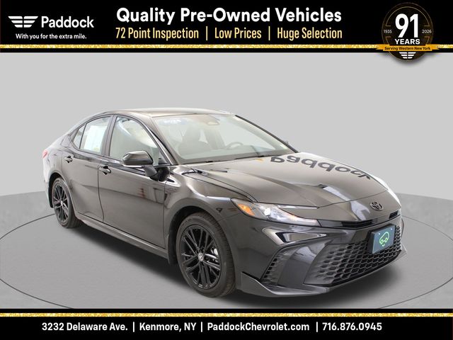 Midnight Black Metallic 2026 Toyota Camry Sedan All-Wheel Drive Continuously Variable Transmission