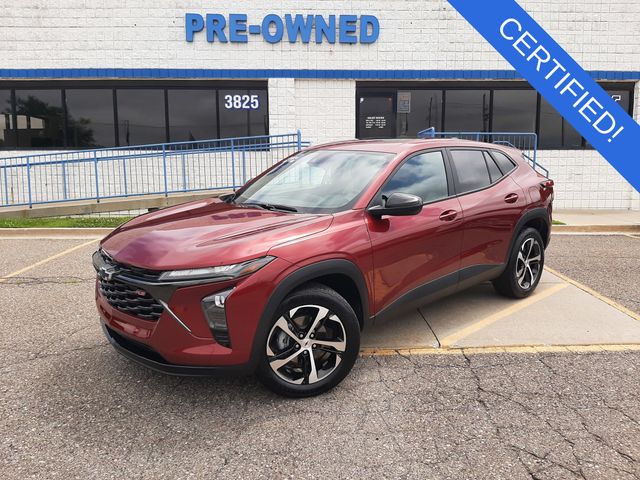 Red (Crimson Metallic) 2024 Chevrolet Trax SUV / Crossover Front-Wheel Drive 6-Speed Automatic