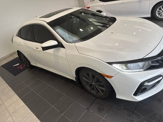 2021 Honda Civic EX White at AutoSavvy Houston Northwest