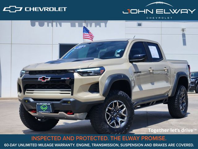 Sand Dune Metallic 2023 Chevrolet Colorado Pickup Truck Four-Wheel Drive 8-Speed Automatic