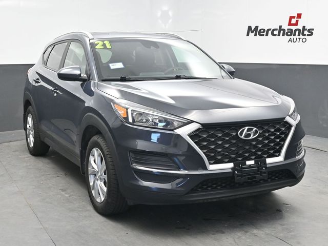 Dusk Blue 2021 Hyundai Tucson SUV / Crossover All-Wheel Drive 6-Speed Automatic