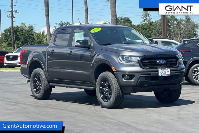 Gray (Magnetic) 2019 Ford Ranger Lariat SuperCrew 4WD Pickup Truck Four-Wheel Drive Automatic