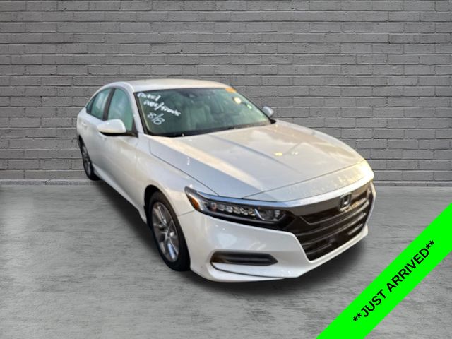 Platinum White Pearl 2019 Honda Accord Sedan Front-Wheel Drive Continuously Variable Transmission