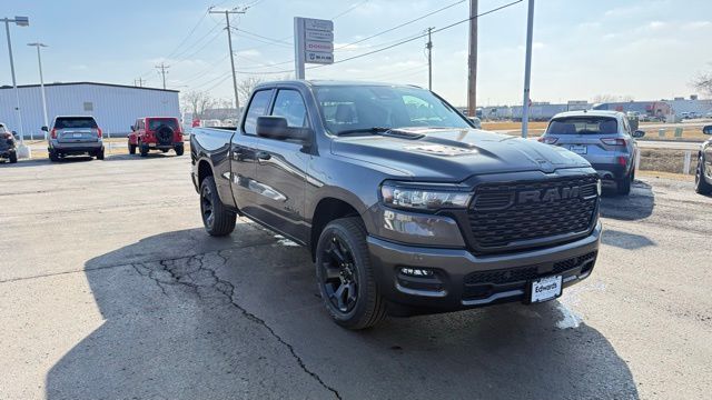 Gray (Granite Crystal Metallic Clearcoat) 2026 RAM 1500 Express Quad Cab 4WD Pickup Truck Four-Wheel Drive 8-Speed Automatic