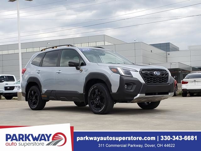 Ice Silver Metallic 2023 Subaru Forester SUV / Crossover All-Wheel Drive Continuously Variable Transmission