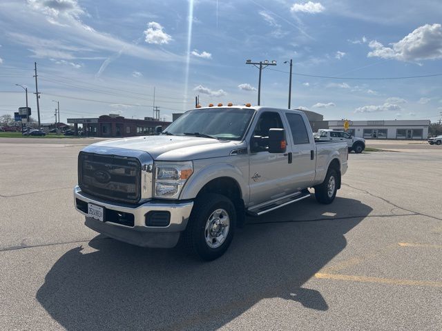Ingot Silver 2012 Ford F-250 Super Duty XLT Crew Cab 4WD Pickup Truck Four-Wheel Drive 6-Speed Automatic Overdrive