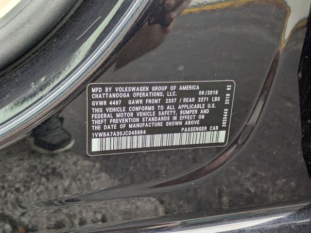 Used 2018 Volkswagen Passat 2.0T SE 4D Sedan
