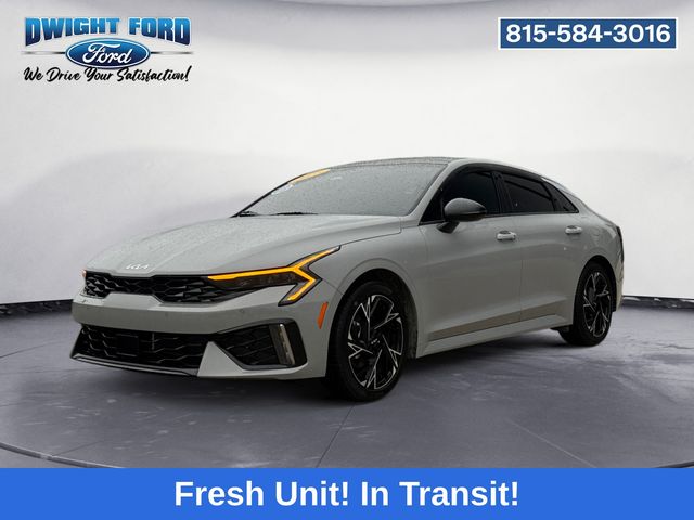 Wolf Gray 2025 Kia K5 Sedan Front-Wheel Drive 8-Speed Automatic