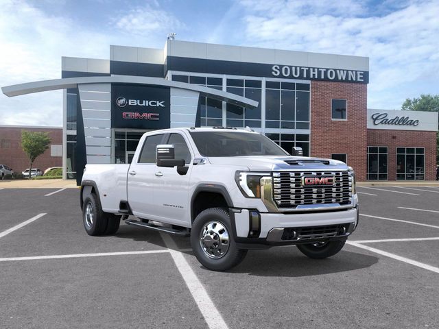 Summit White 2026 GMC Sierra 3500HD Denali Crew Cab 4WD Pickup Truck Four-Wheel Drive Automatic