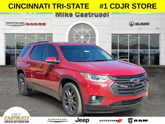 Cajun Red Tintcoat 2021 Chevrolet Traverse SUV / Crossover Four-Wheel Drive 9-Speed Automatic