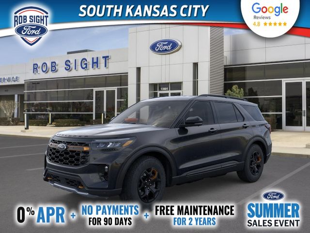 Agate Black Metallic 2026 Ford Explorer SUV / Crossover All-Wheel Drive Automatic