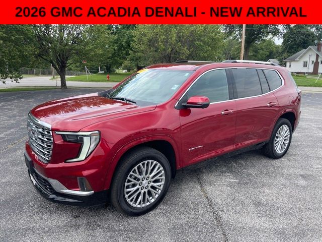 Volcanic Red Tintcoat 2026 GMC Acadia SUV / Crossover Four-Wheel Drive 8-Speed Automatic