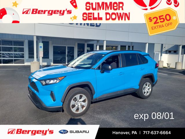 Blue Flame 2019 Toyota RAV4 SUV / Crossover Front-Wheel Drive 8-Speed Automatic