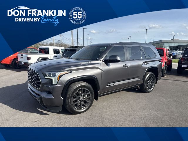 Gray 2024 Toyota Sequoia Platinum 4WD SUV / Crossover Four-Wheel Drive Automatic