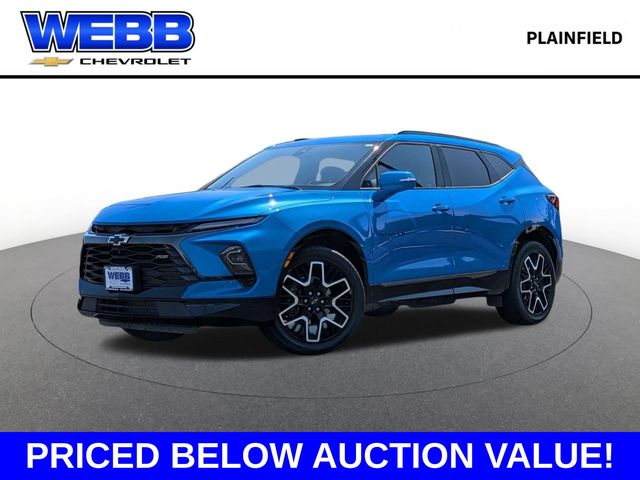 Riptide Blue Metallic 2024 Chevrolet Blazer SUV / Crossover All-Wheel Drive 9-Speed Automatic Overdrive